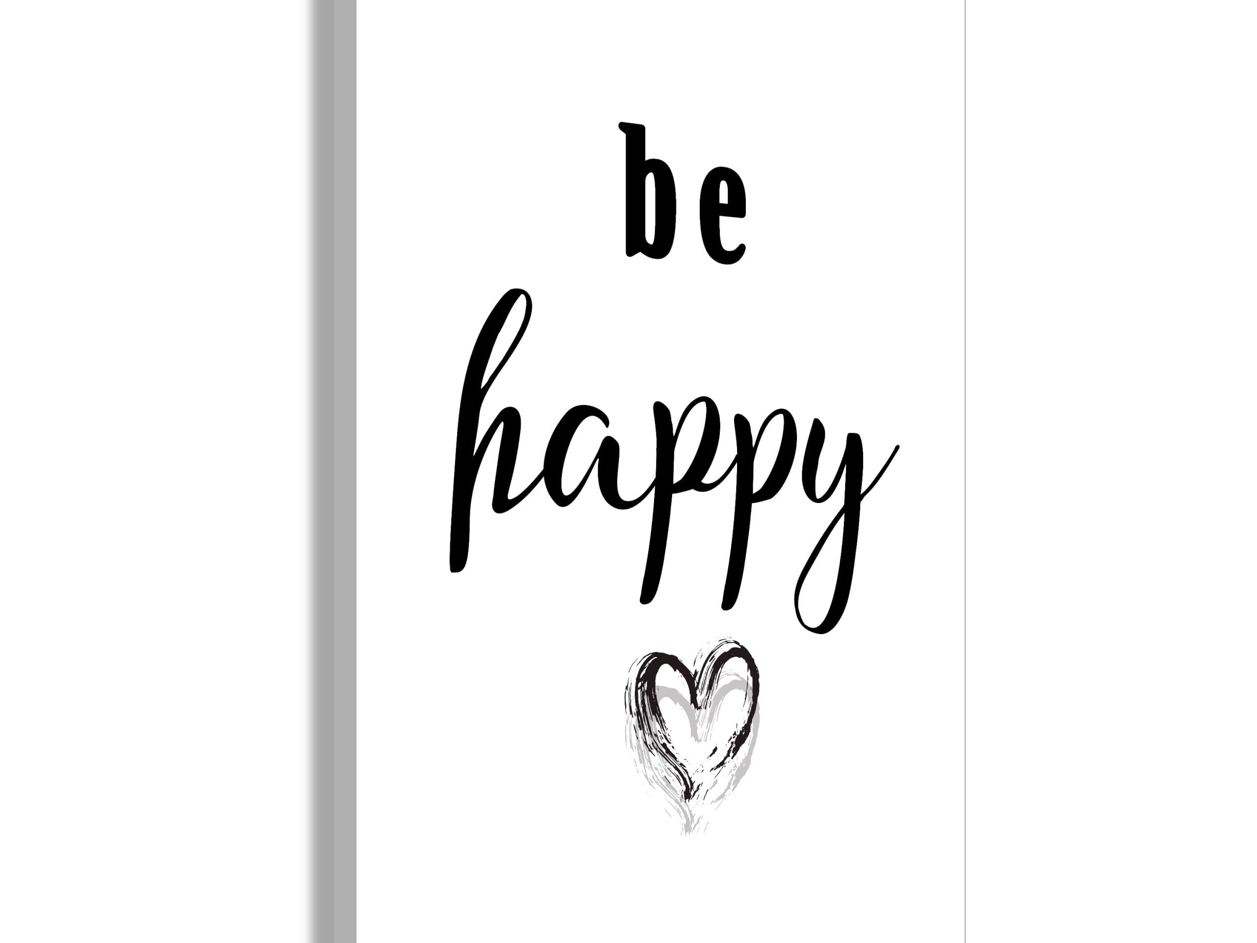 Obraz - Be happy (1-częściowy) pionowy